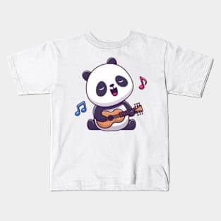 Music by panda Kids T-Shirt